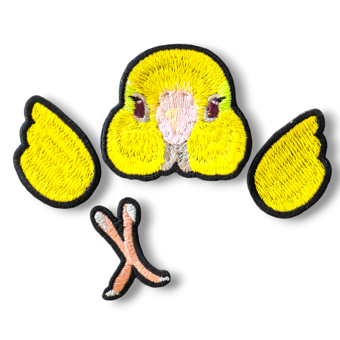 マメルリハの証明写真刺繍ワッペン
