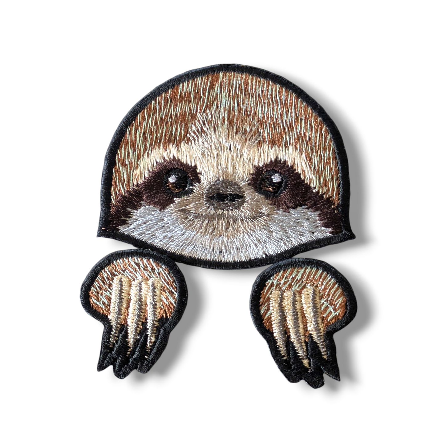 ミユビナマケモノの刺繍ワッペン