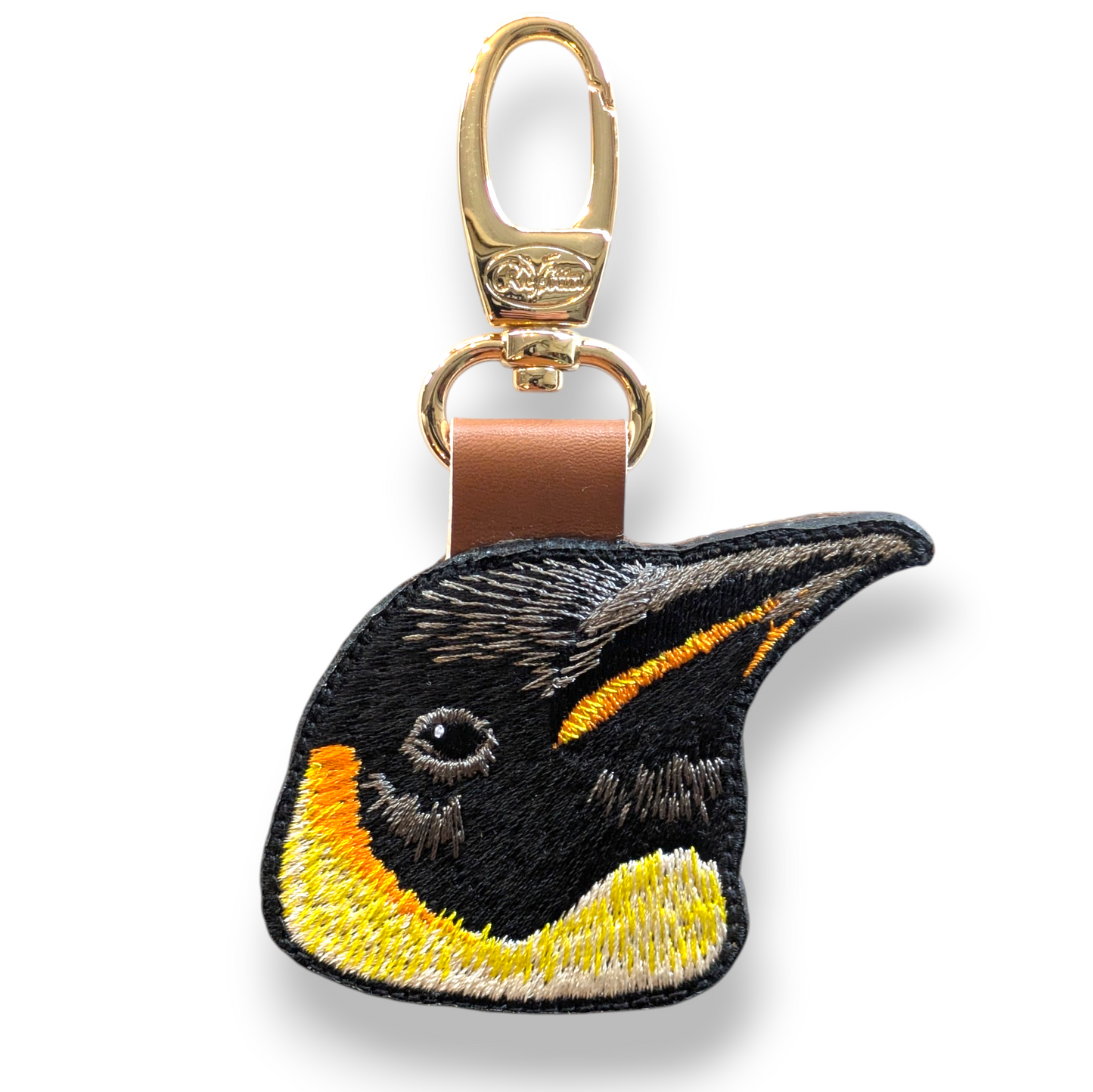 コウテイペンギンの証明写真刺繍ワッペン