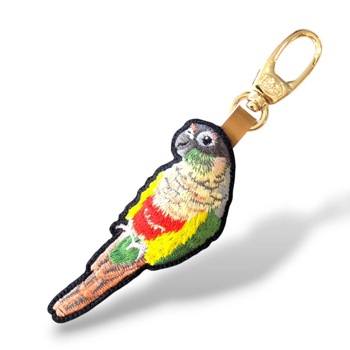 ウロコインコの刺繍ワッペン