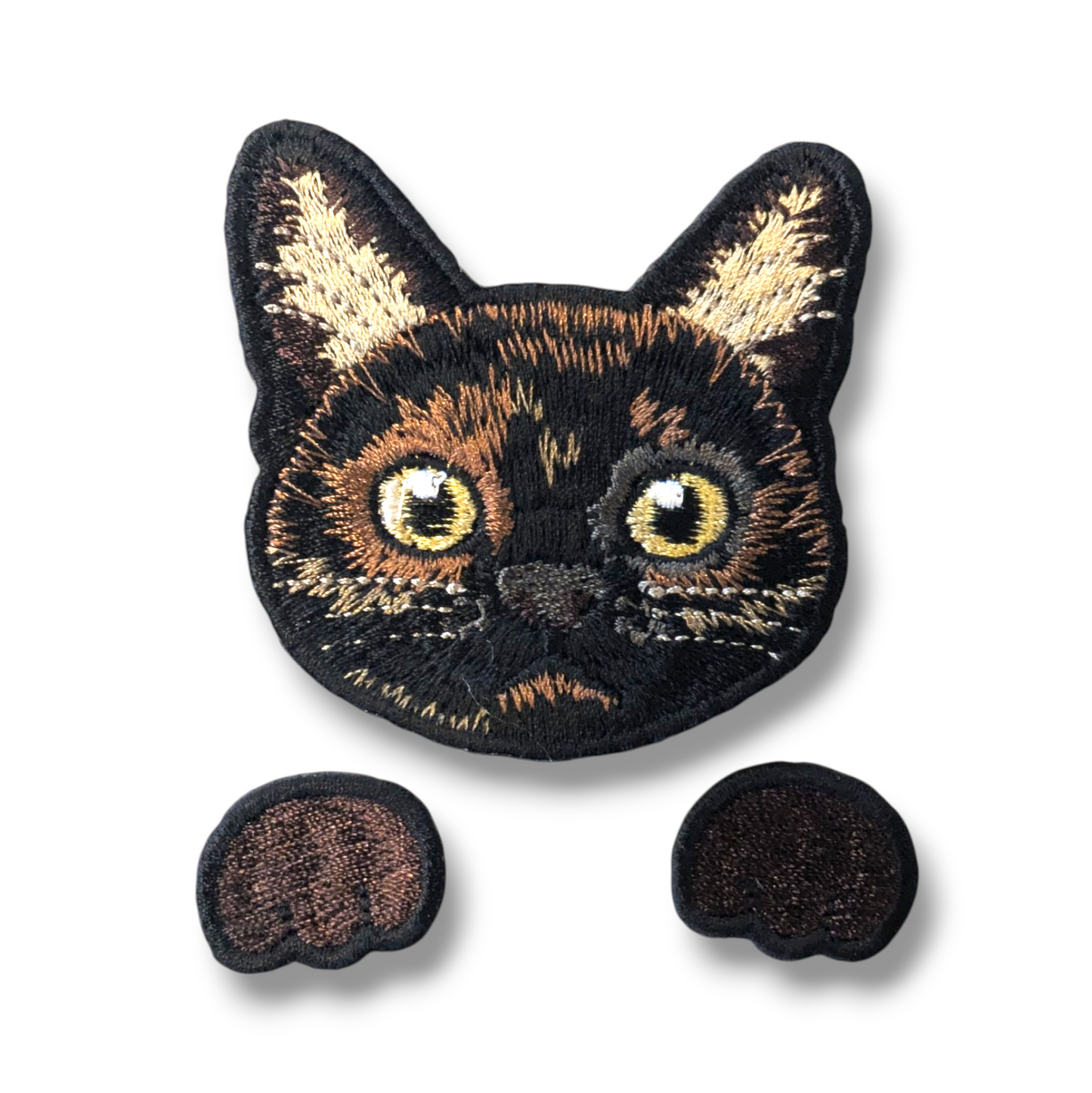 サビネコの刺繍ワッペン