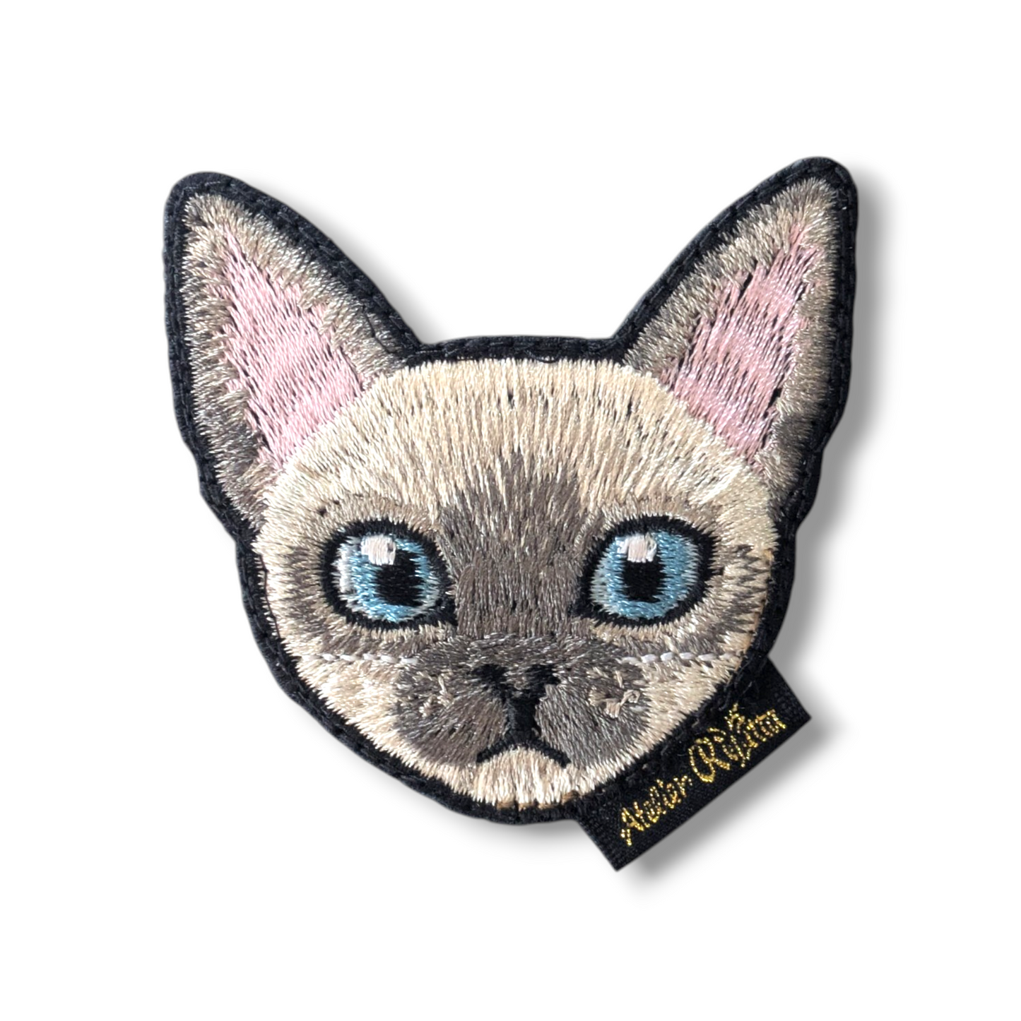 サイアミーズの刺繍ワッペン