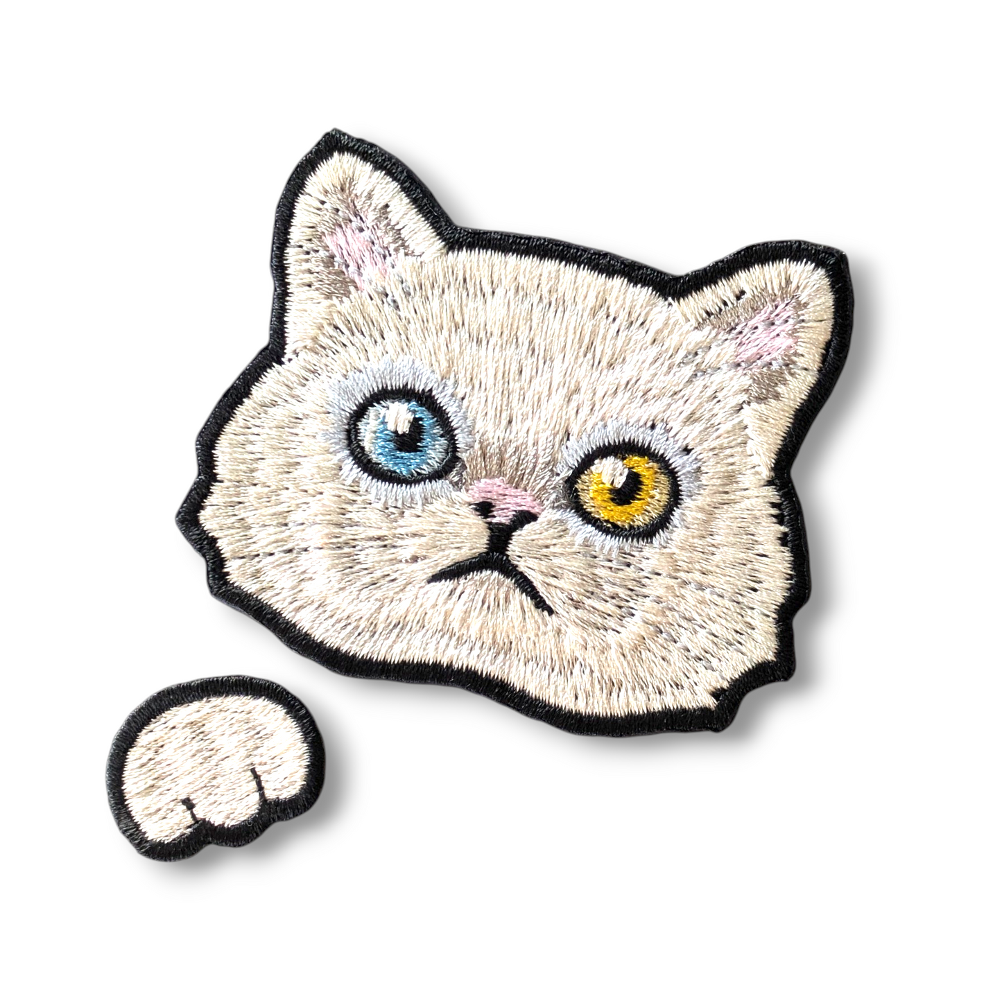 チンチラペルシャの刺繍ワッペン