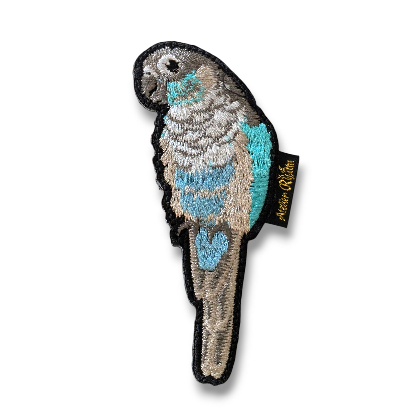 ウロコインコの刺繍ワッペン