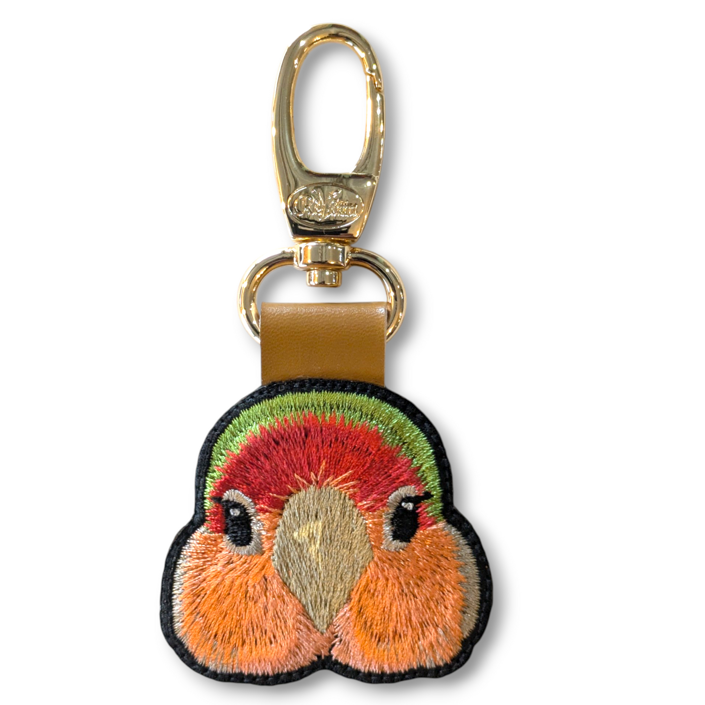 コザクラインコの証明写真刺繍ワッペン