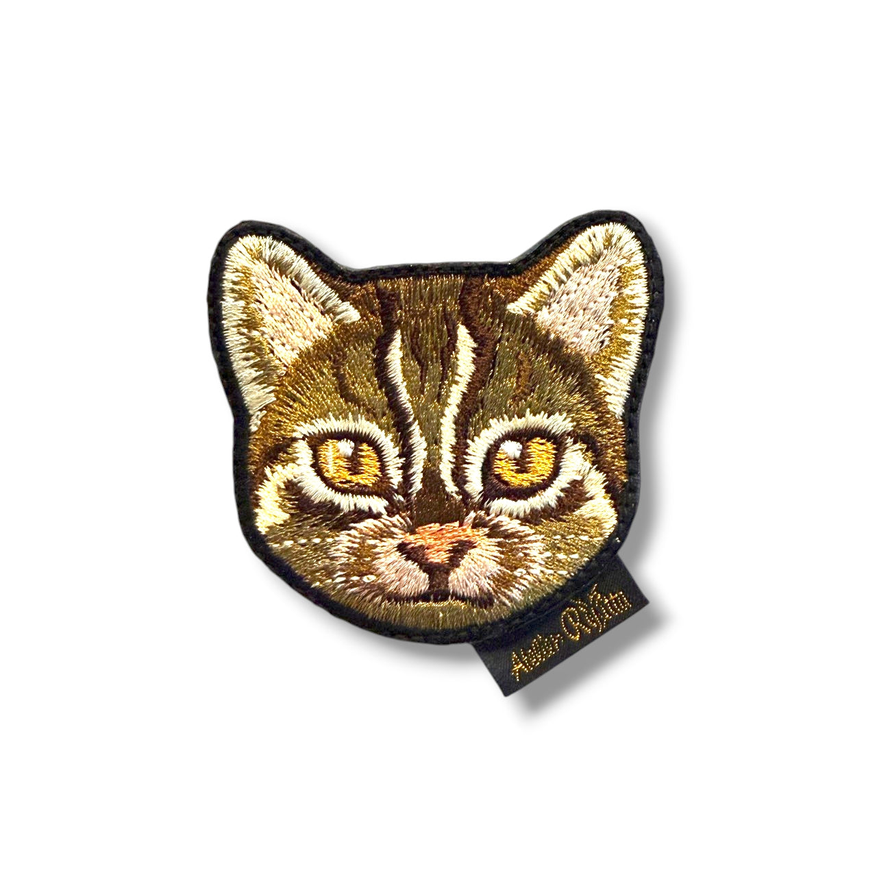 イリオモテヤマネコの刺繍ワッペン