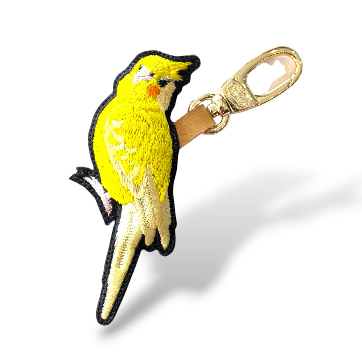 オカメインコの刺繍ワッペン