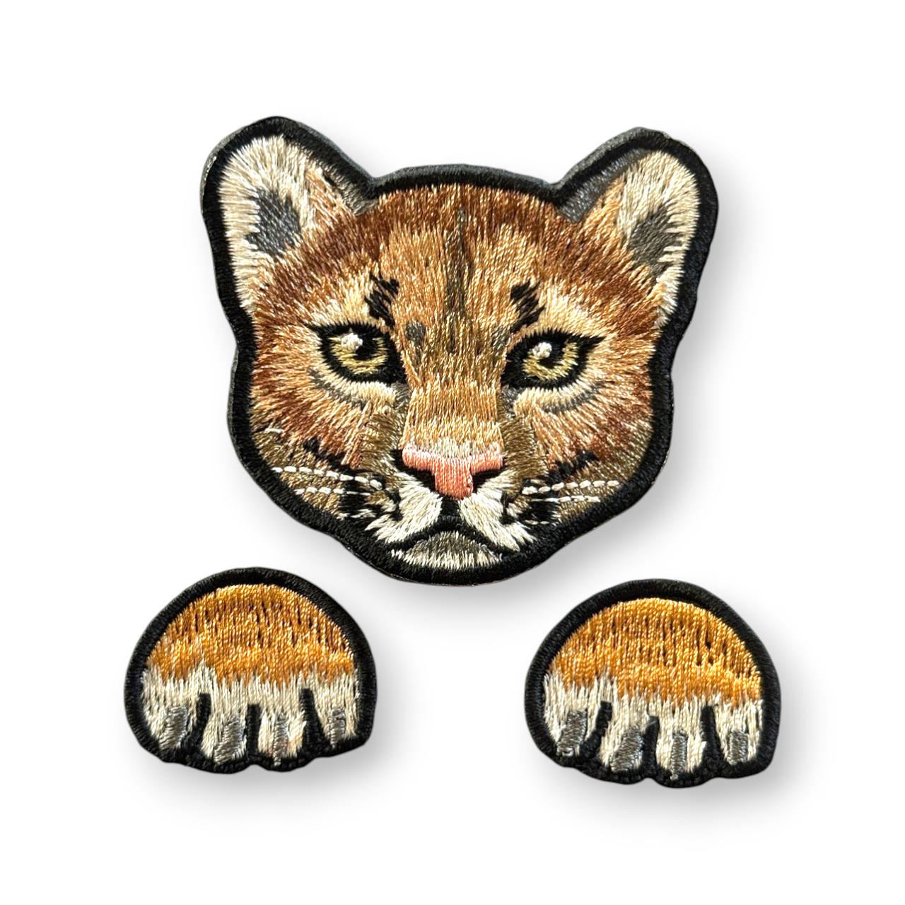 ピューマの刺繍ワッペン