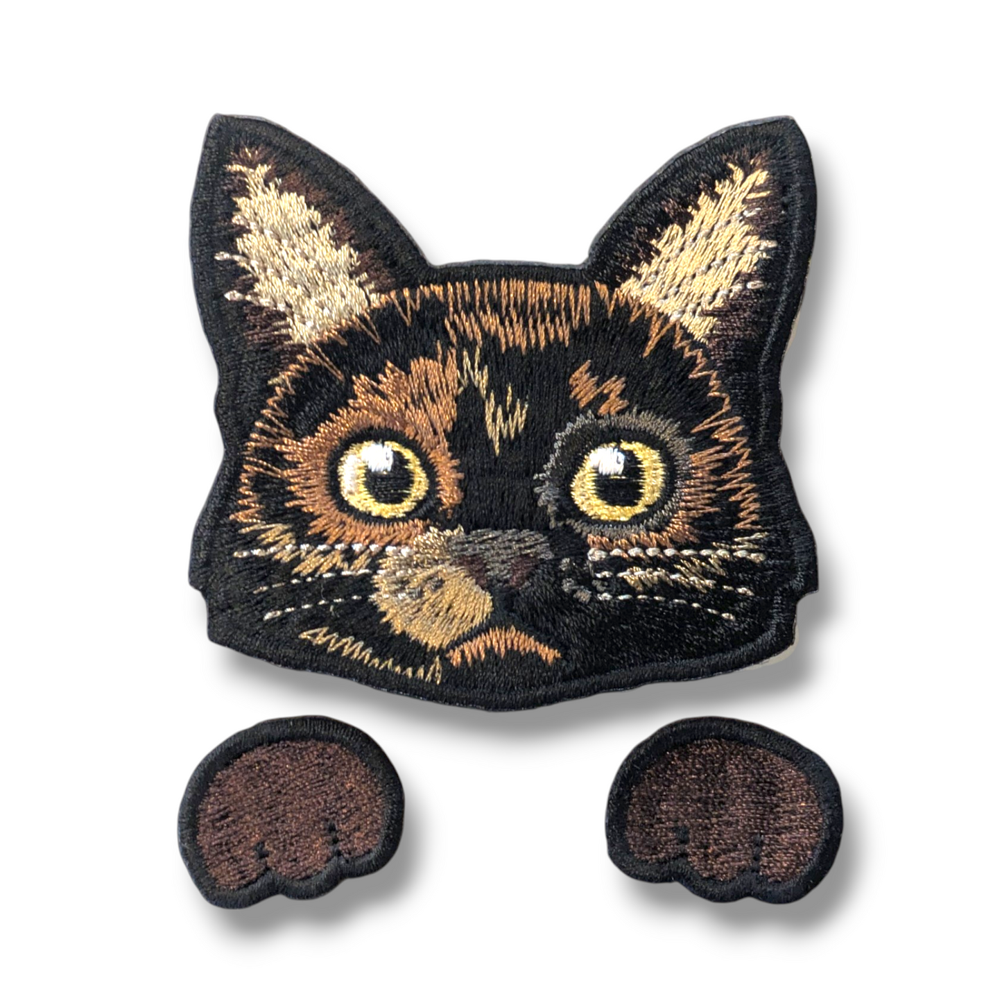 サビネコの刺繍ワッペン