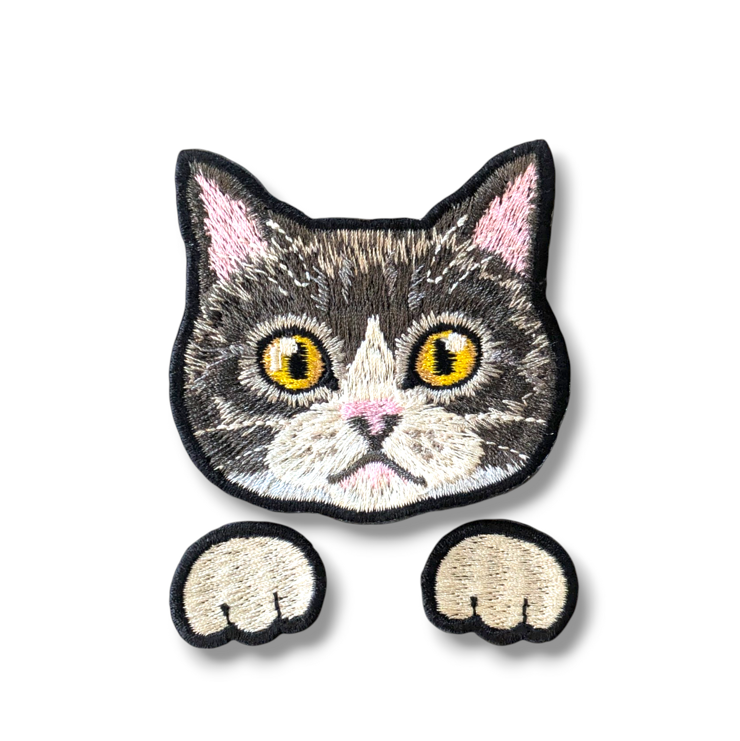 ブリティッシュショートヘアの刺繍ワッペン