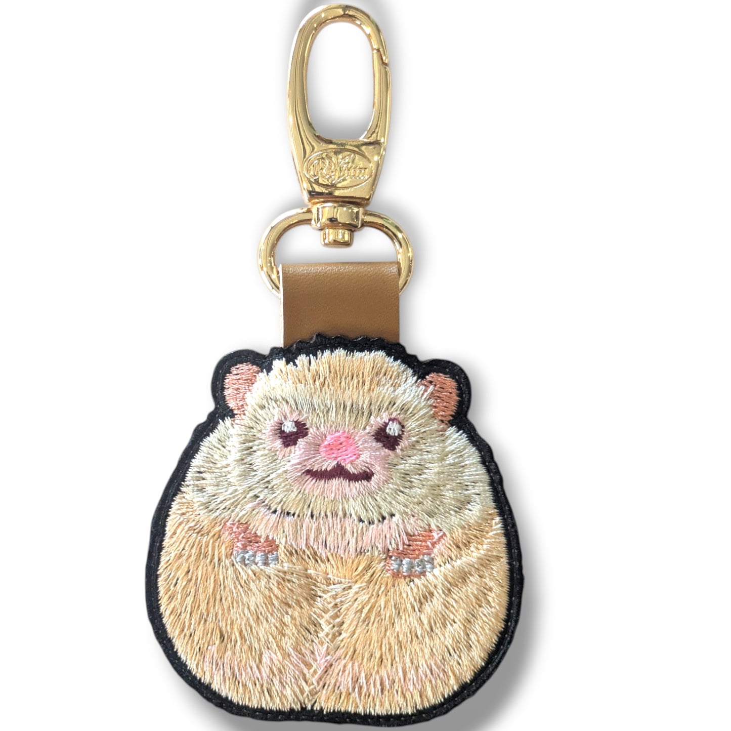 ハリネズミの刺繍ワッペン