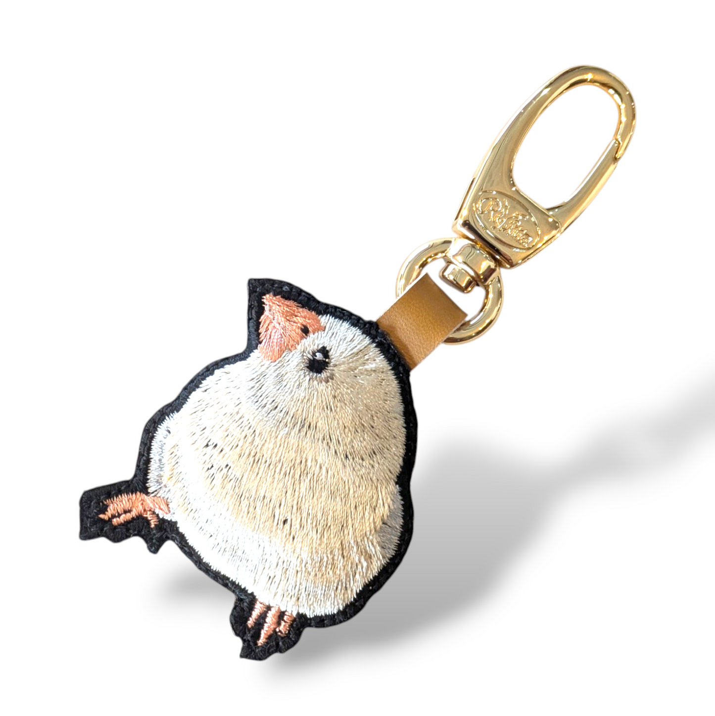 ジュウシマツの刺繍ワッペン