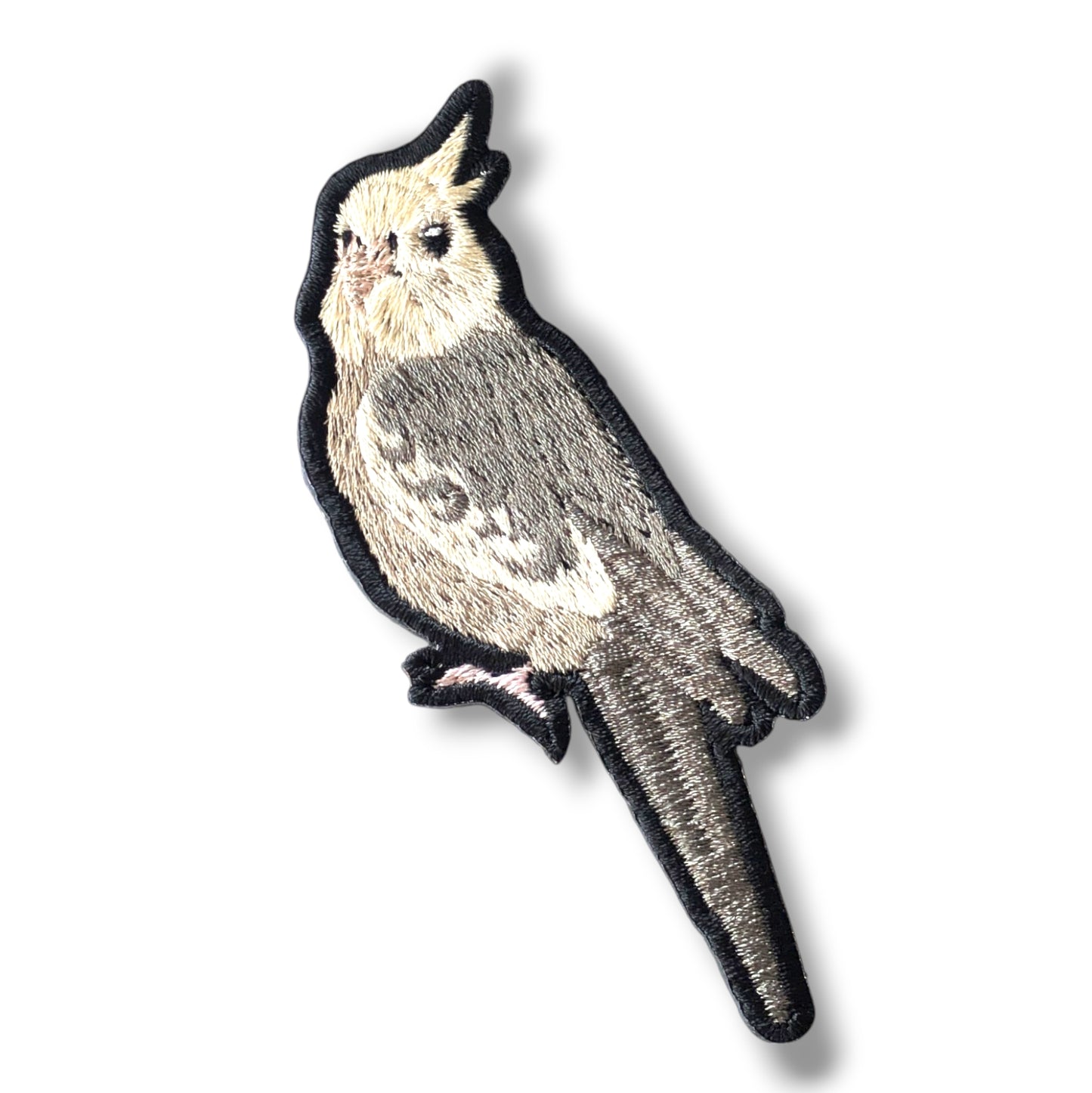 オカメインコの刺繍ワッペン