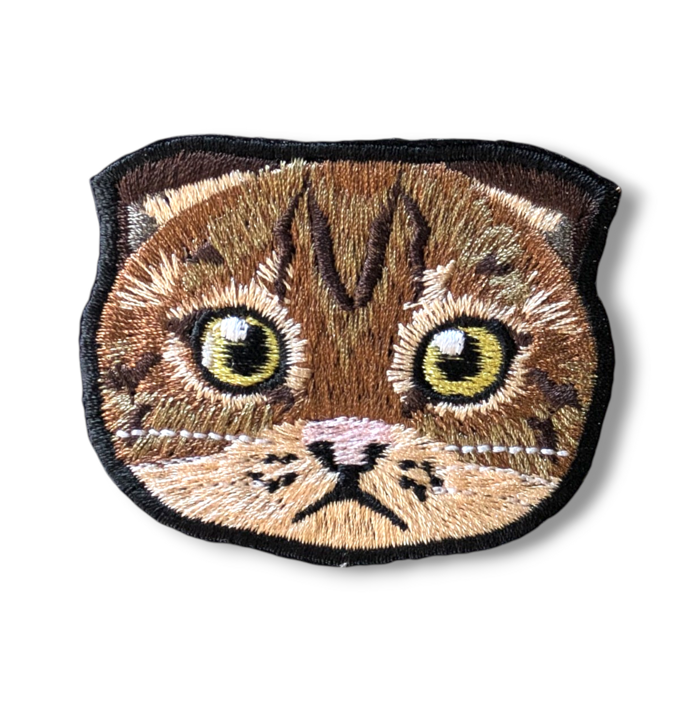 スコティッシュフォールドの刺繍ワッペン