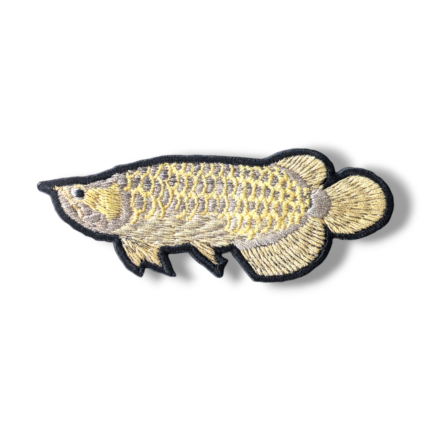 アロワナの刺繍ワッペン