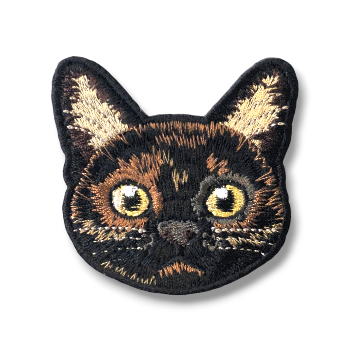 サビネコの刺繍ワッペン