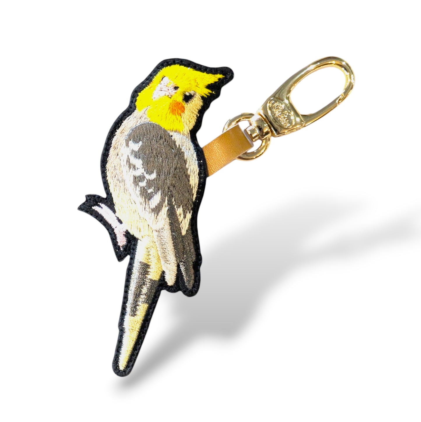 オカメインコの刺繍ワッペン