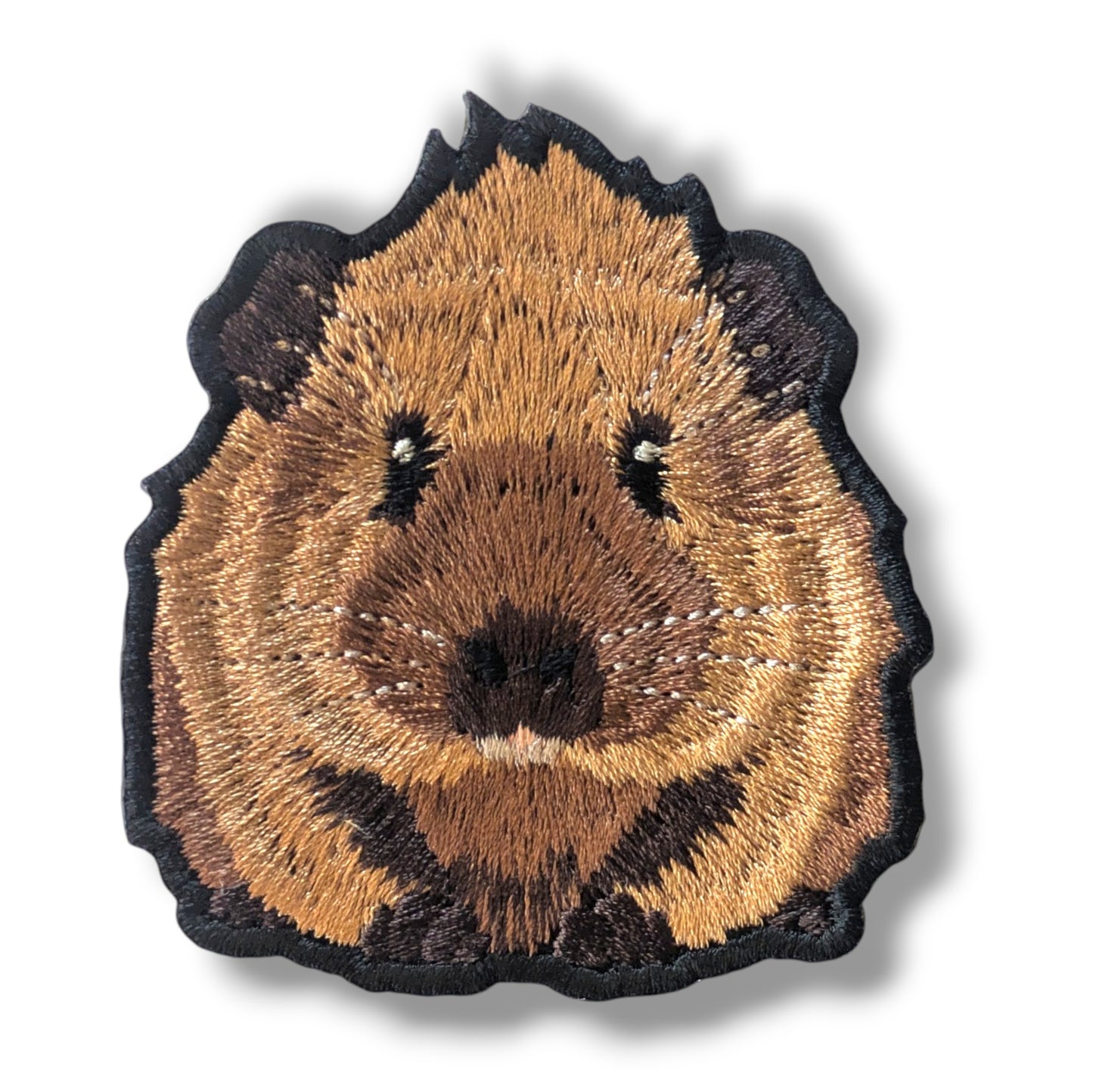モルモットの刺繍ワッペン