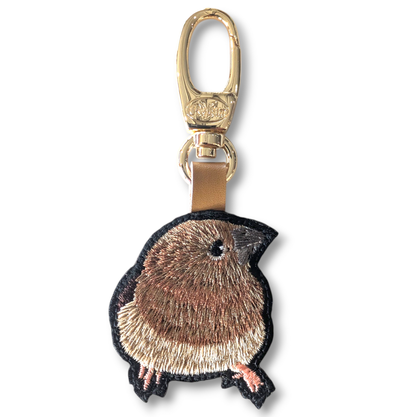 ジュウシマツの刺繍ワッペン