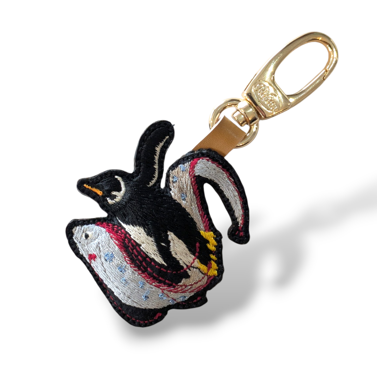 ジェンツーペンギンとリュウグウノツカイ刺繍ワッペン