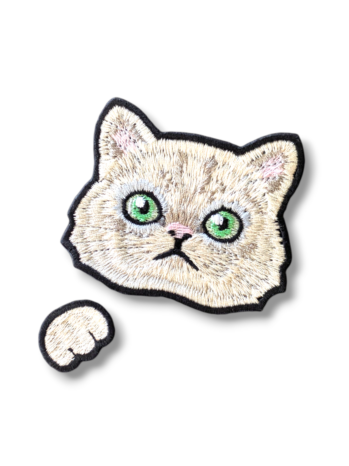 チンチラペルシャの刺繍ワッペン