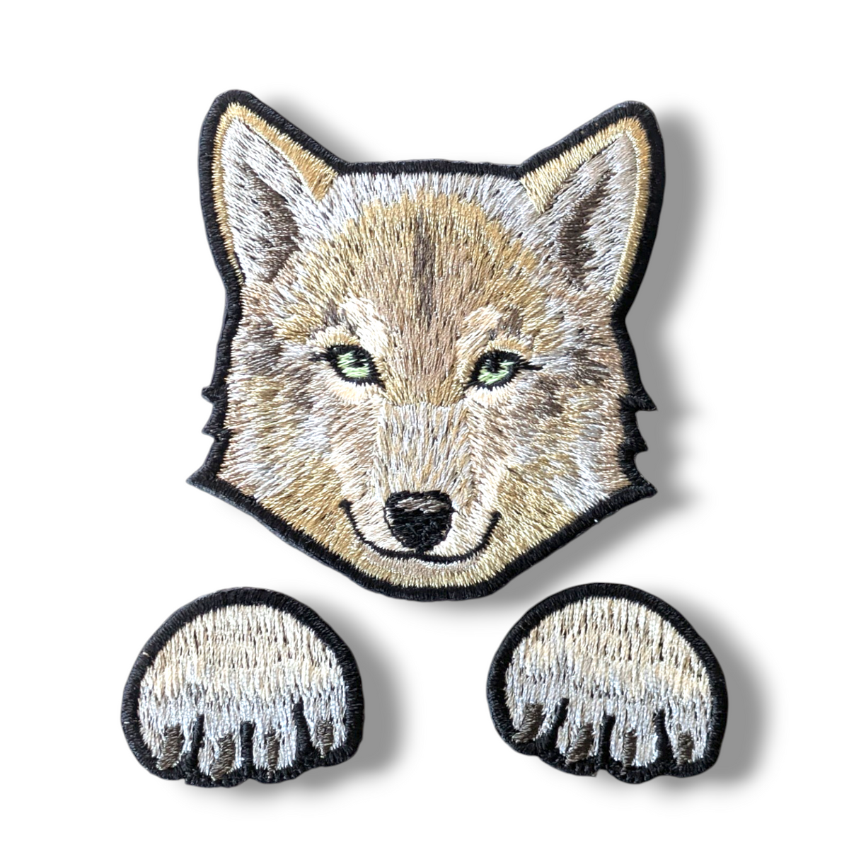 シンリンオオカミの刺繍ワッペン