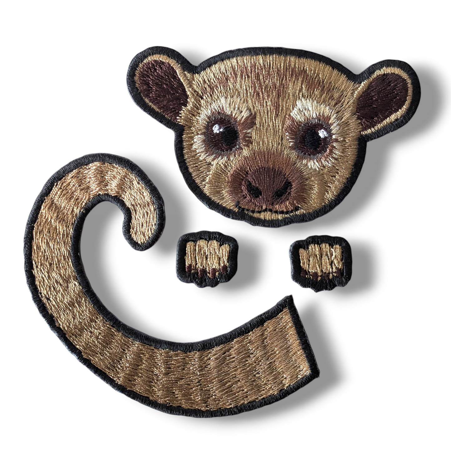 キンカジューの刺繍ワッペン