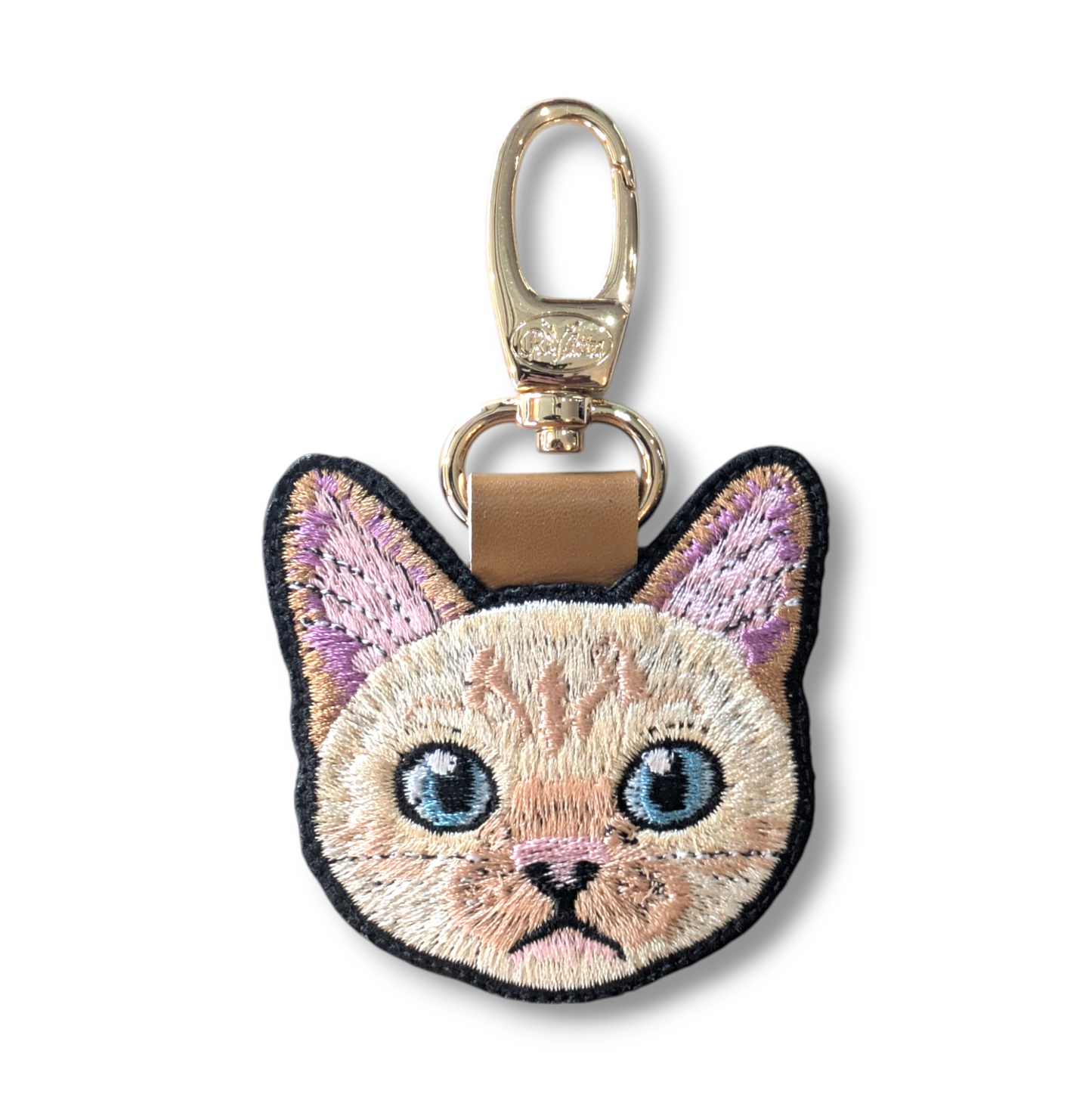 シャムミックスの刺繍ワッペン