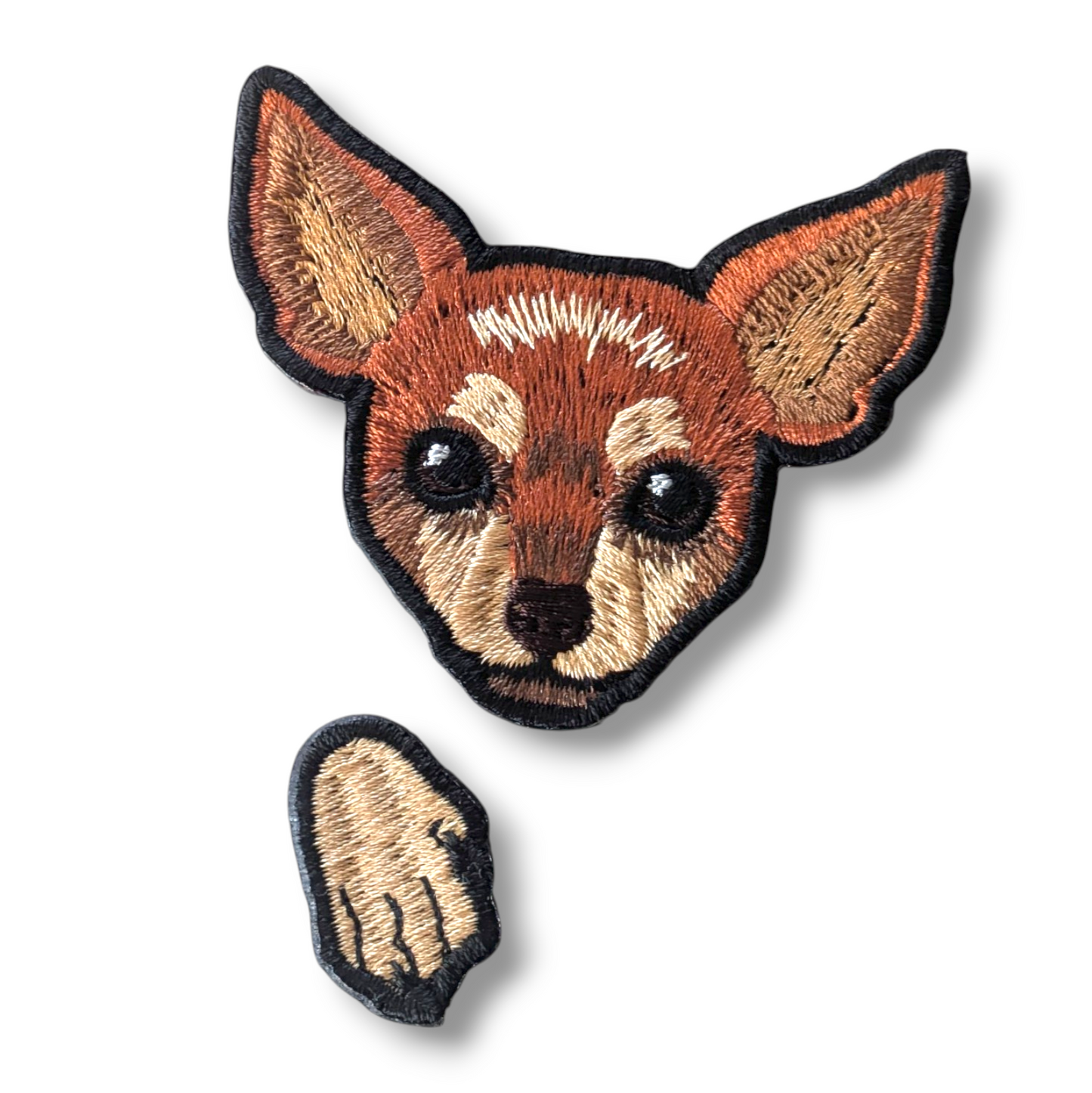 ミニチュアピンシャーの刺繍ワッペン