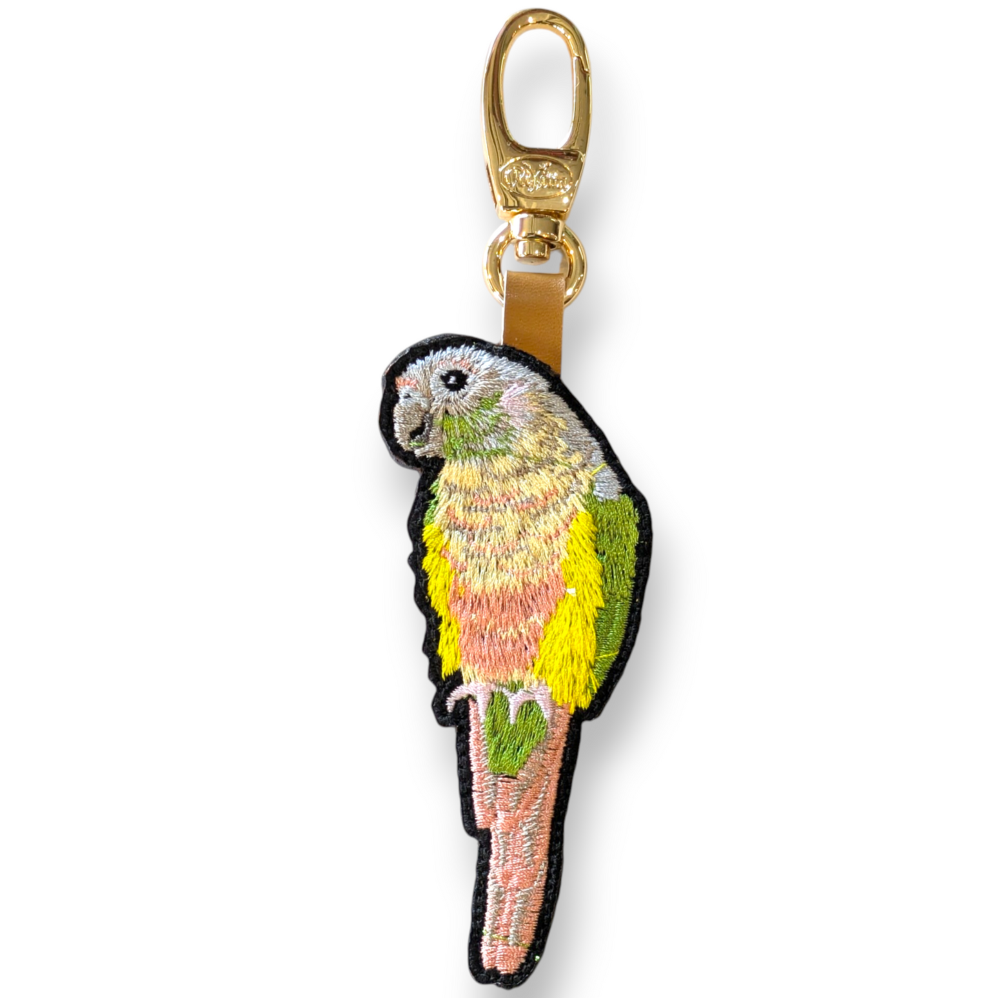 ウロコインコの刺繍ワッペン