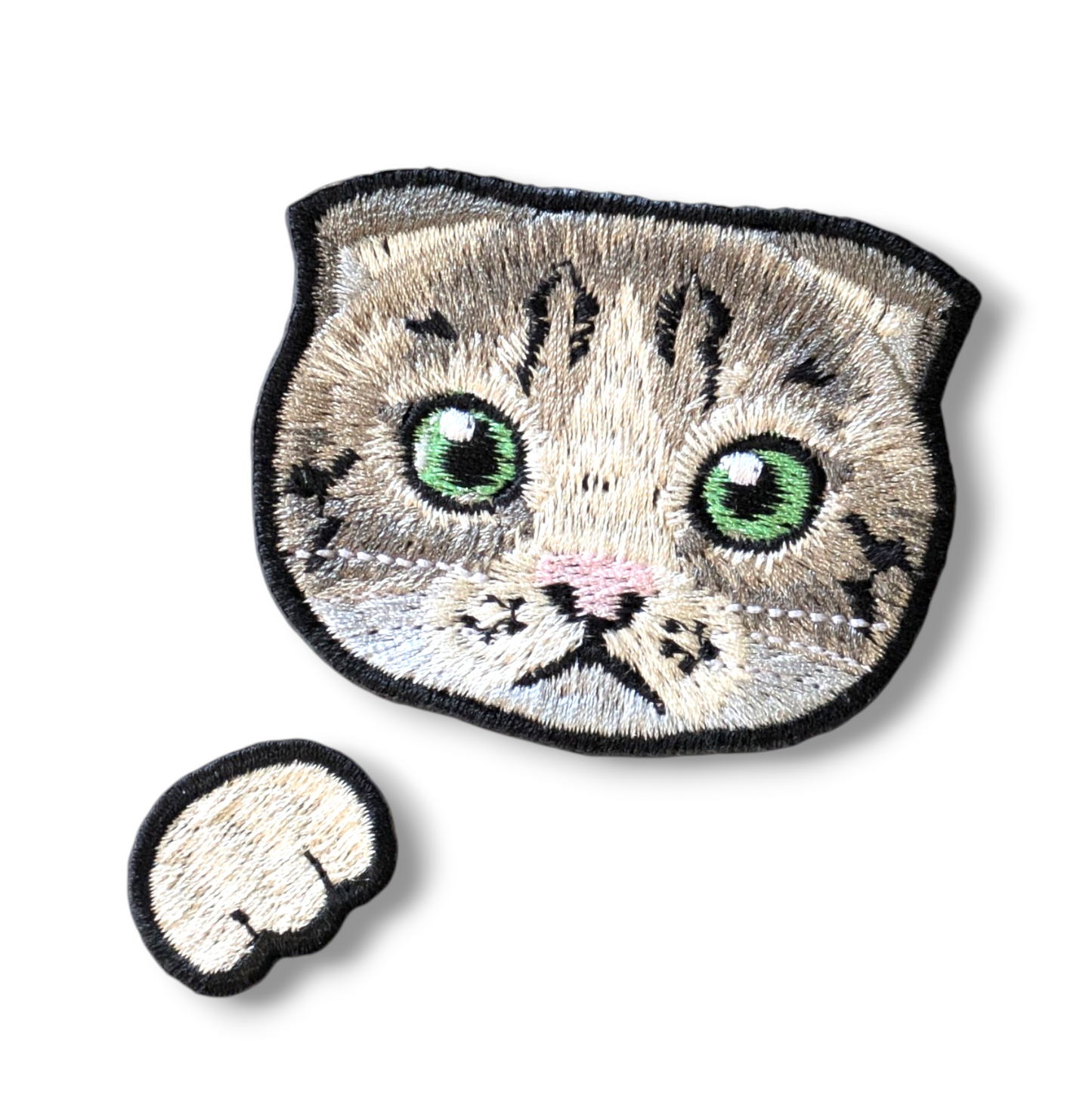スコティッシュフォールドの刺繍ワッペン