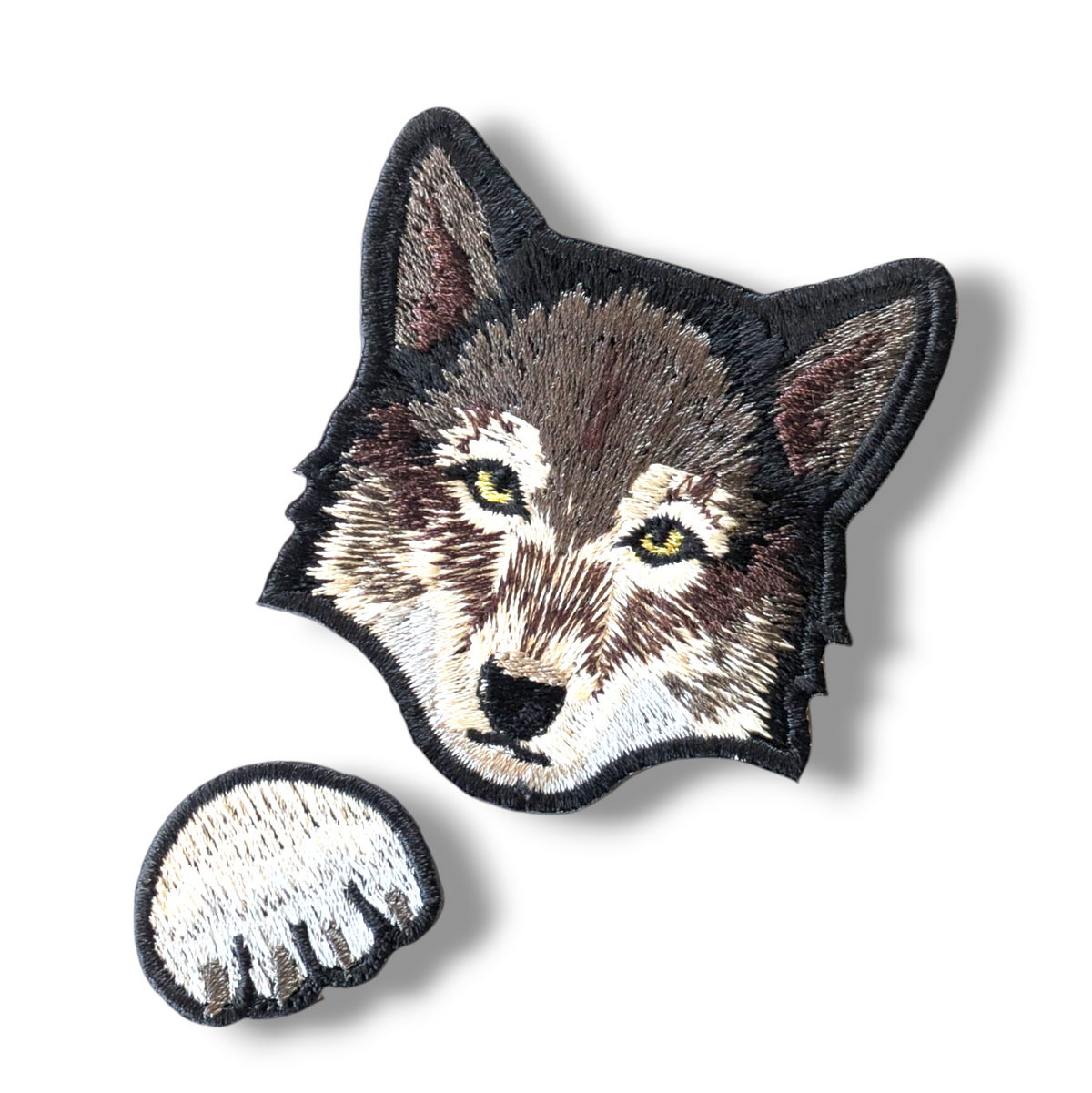 シンリンオオカミの刺繍ワッペン