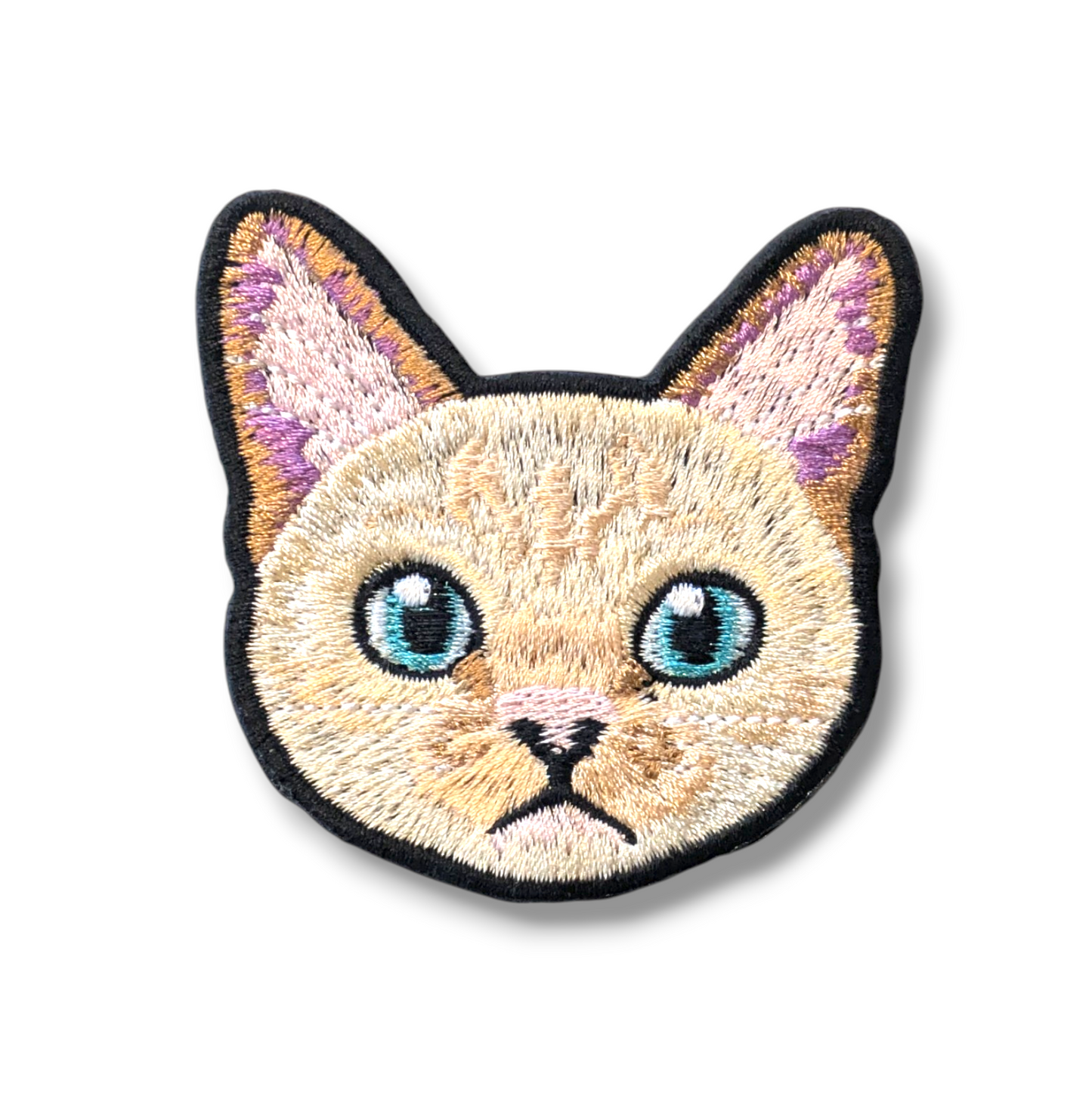 シャムミックスの刺繍ワッペン