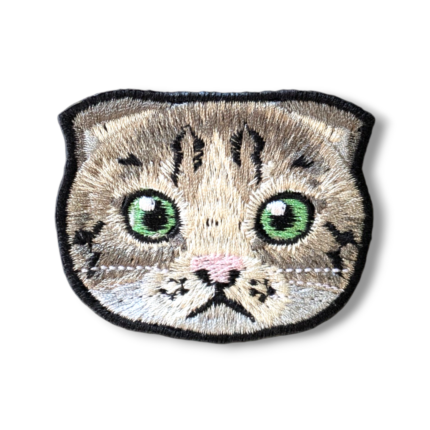スコティッシュフォールドの刺繍ワッペン
