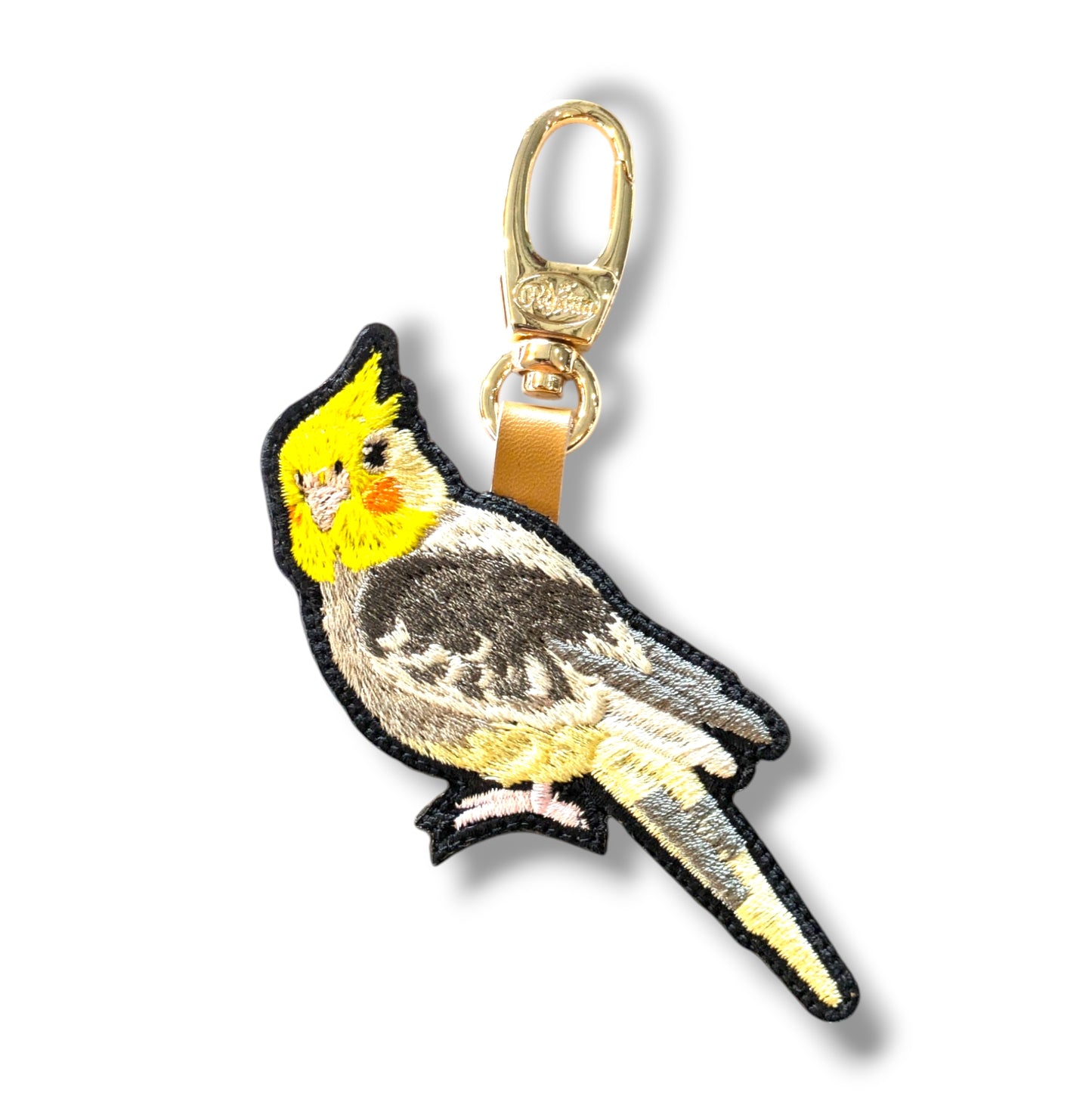 オカメインコの刺繍ワッペン