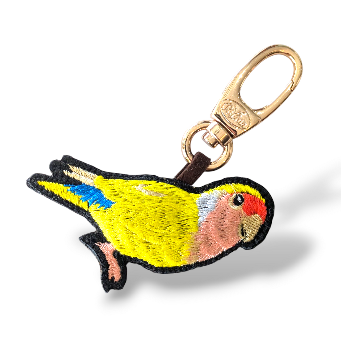 コザクラインコの刺繍ワッペン
