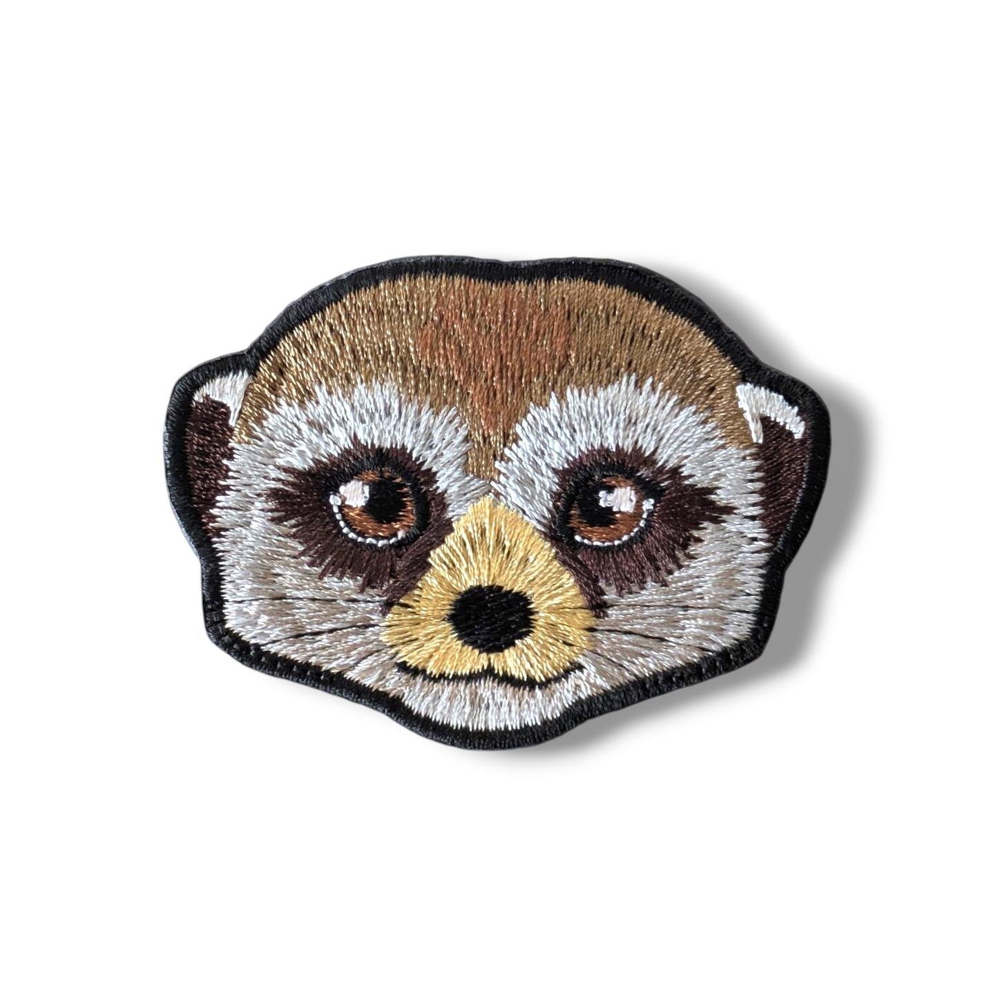 ミーアキャットの刺繍ワッペン