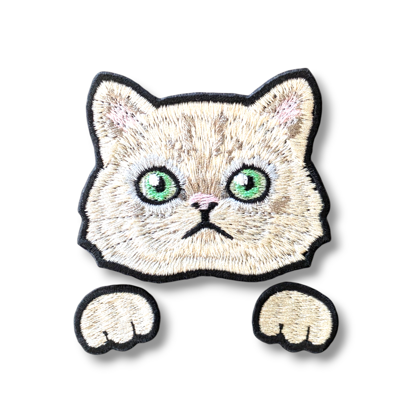 チンチラペルシャの刺繍ワッペン