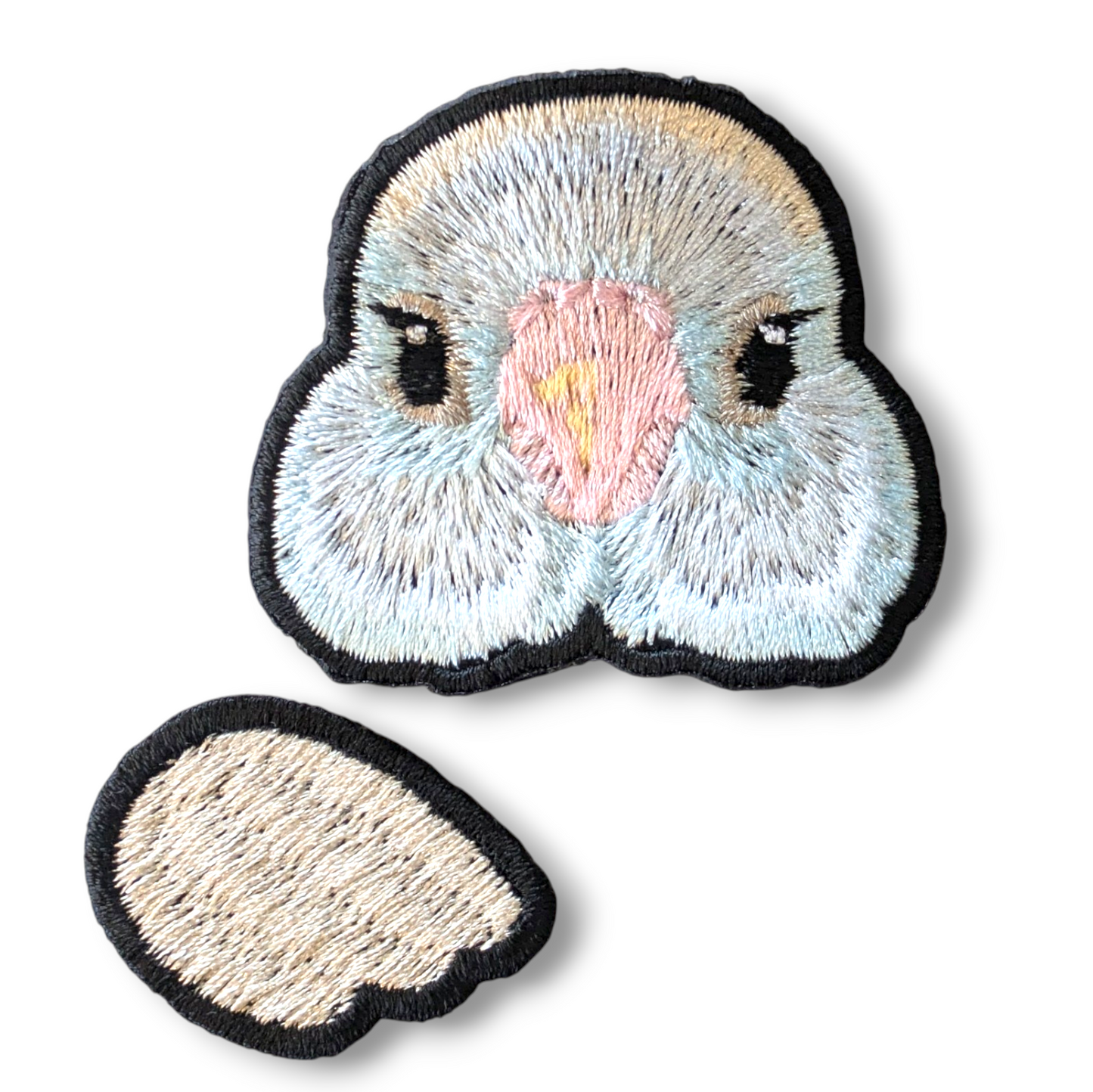 マメルリハの証明写真刺繍ワッペン