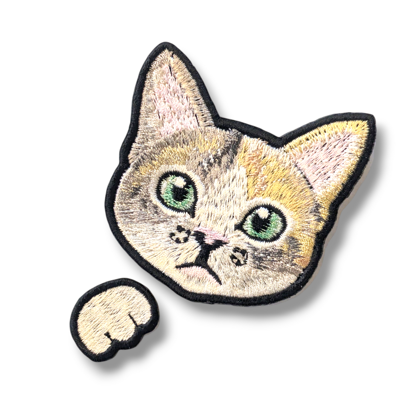 ミケネコの刺繍ワッペン