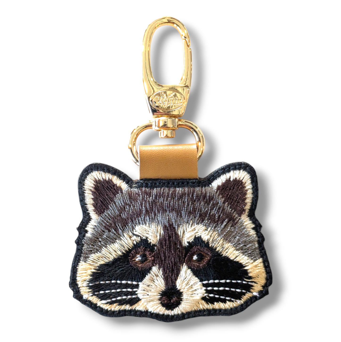 アライグマの刺繍ワッペン