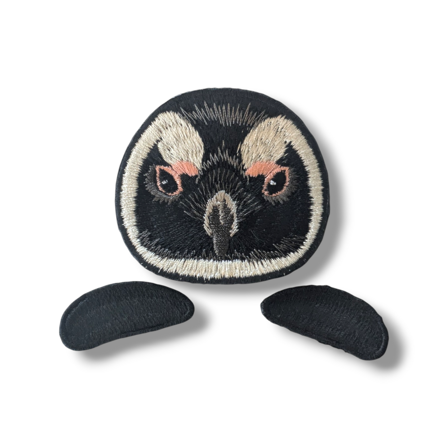 ケープペンギンの証明写真刺繍ワッペン