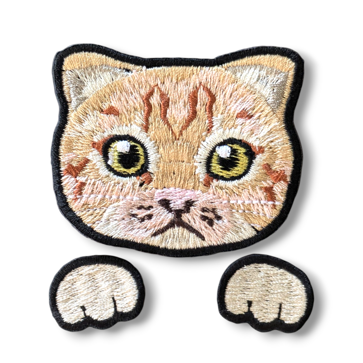 スコティッシュフォールドの刺繍ワッペン