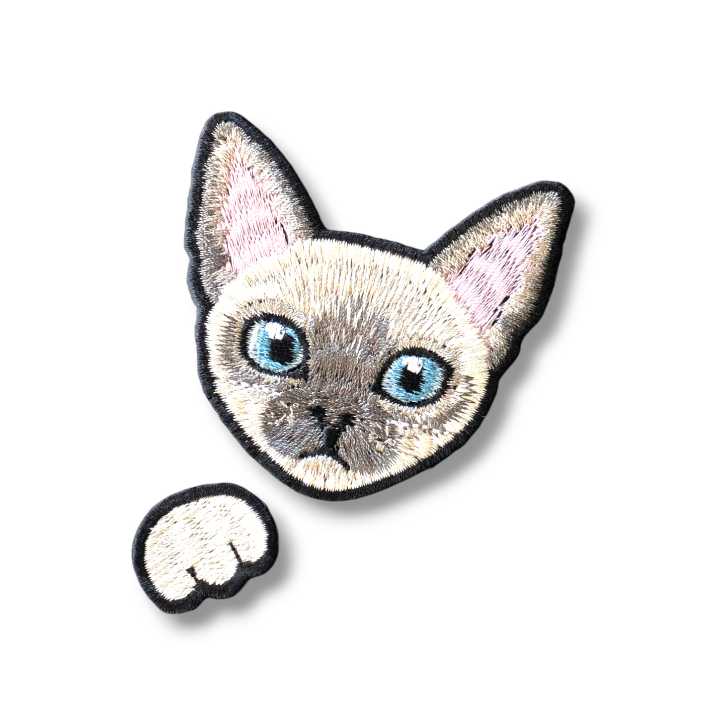 サイアミーズの刺繍ワッペン