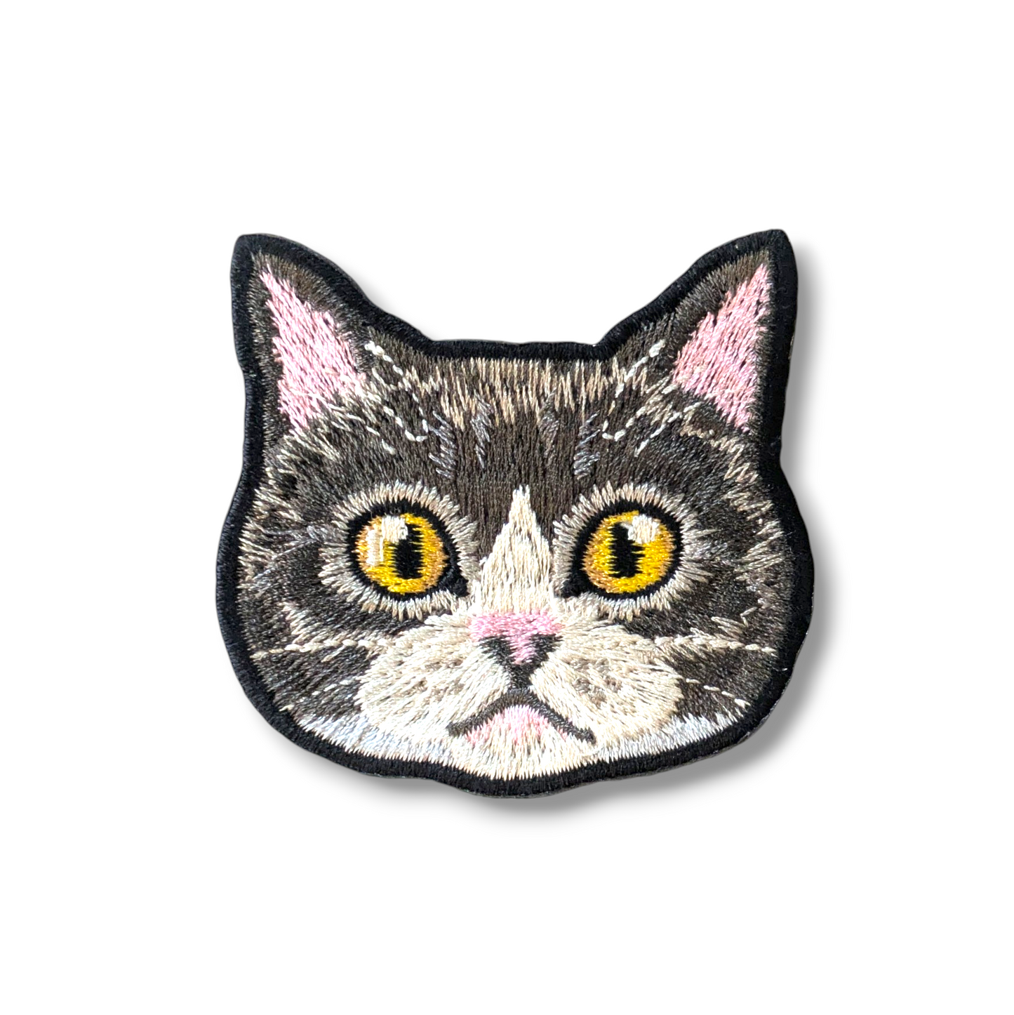 ブリティッシュショートヘアの刺繍ワッペン