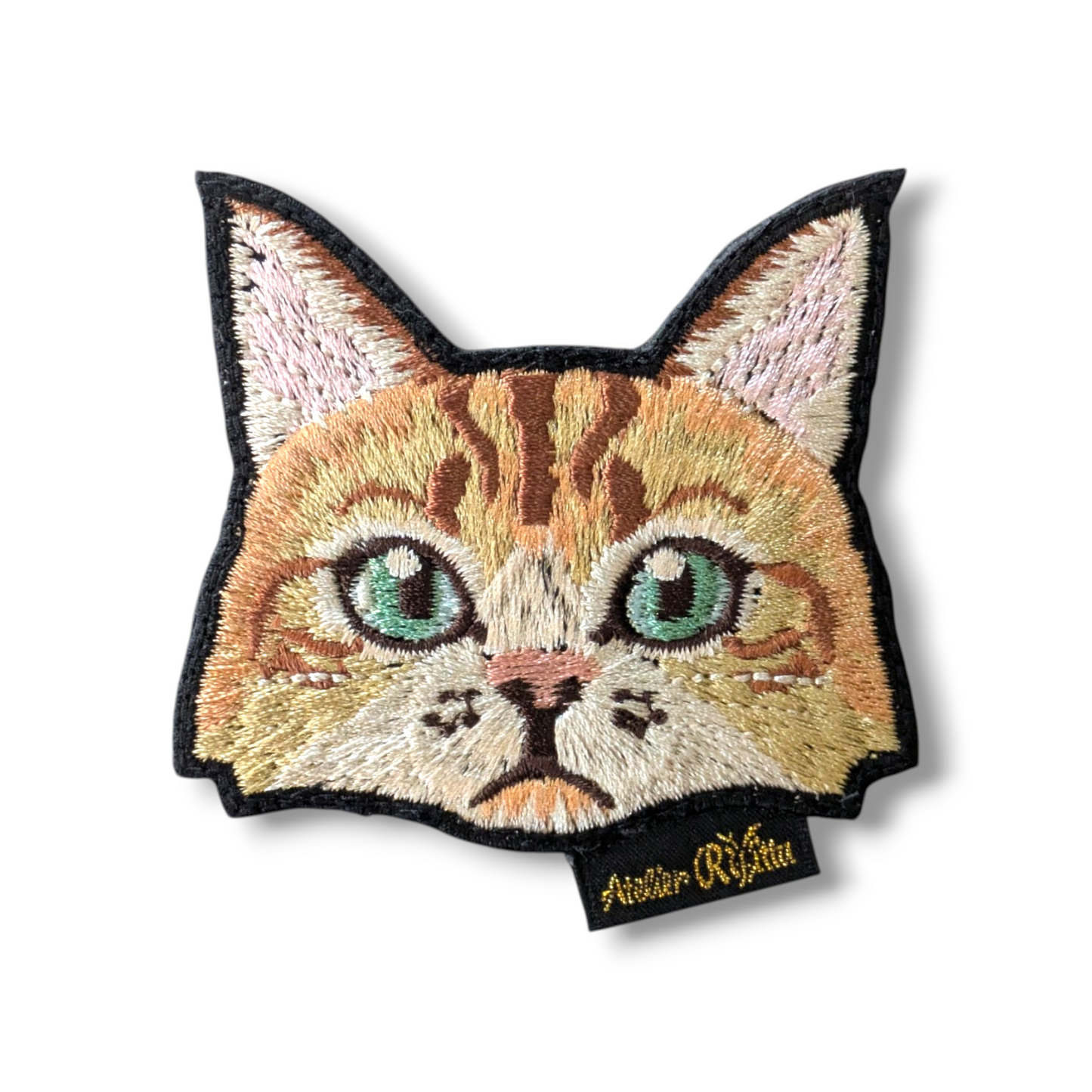 メインクーンの刺繍ワッペン