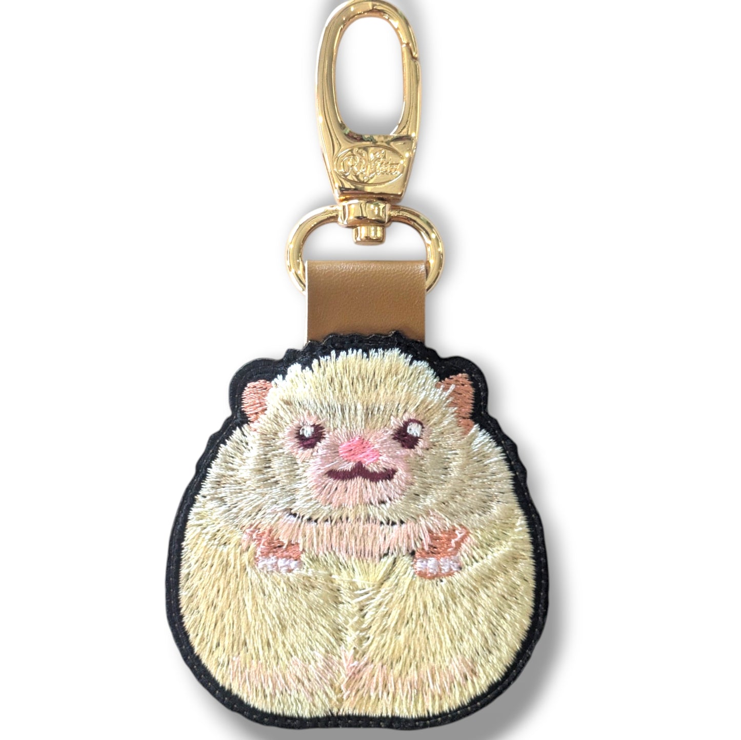 ハリネズミの刺繍ワッペン