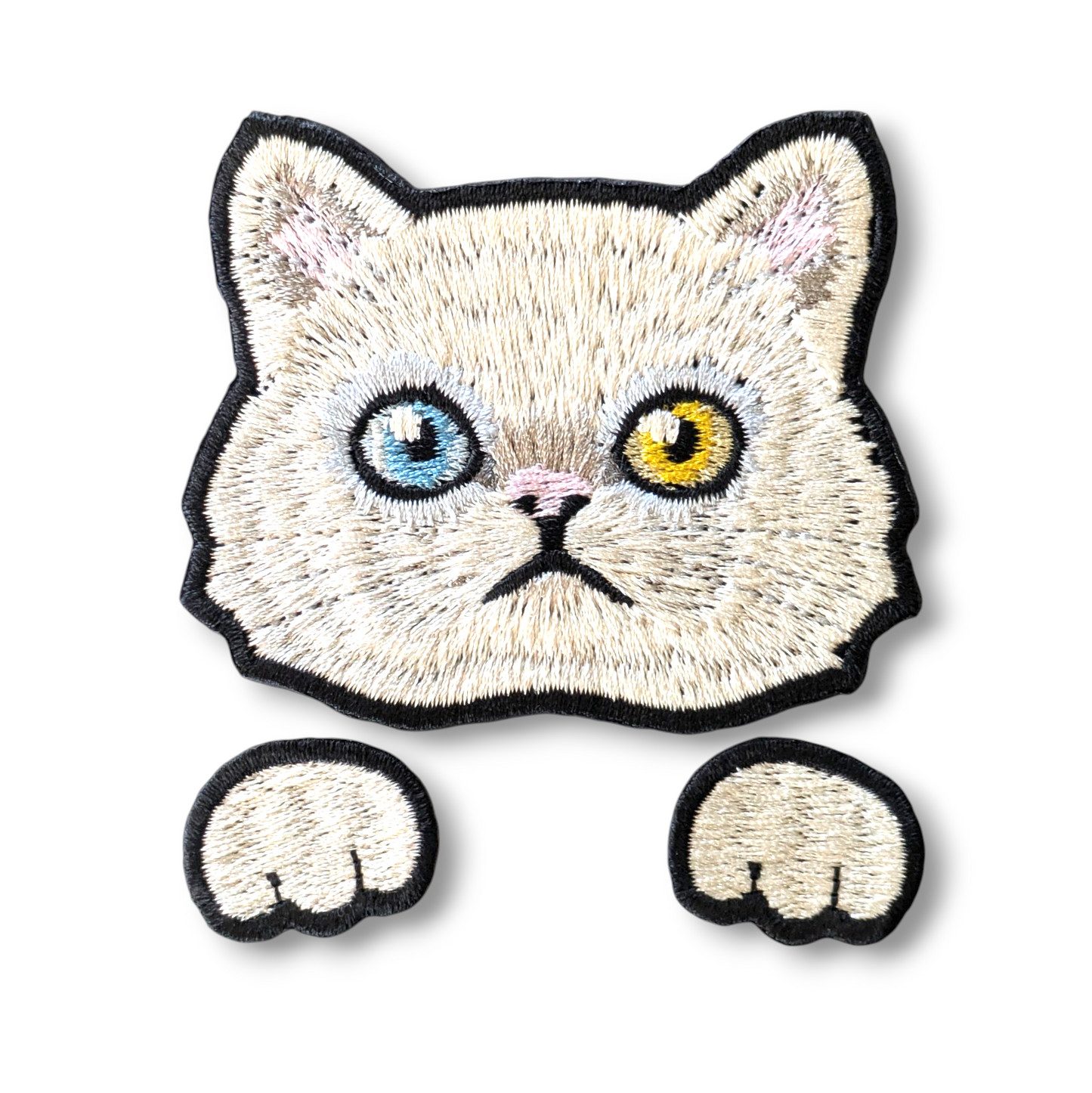 チンチラペルシャの刺繍ワッペン