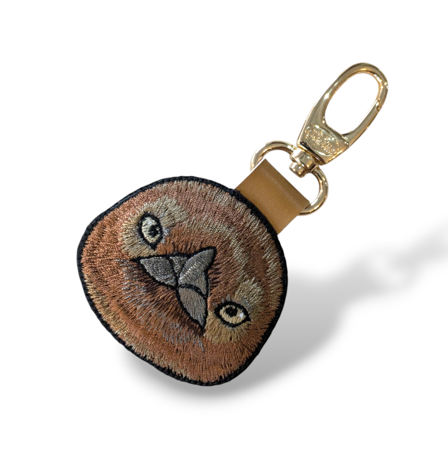 オウサマペンギンヒナの証明写真刺繍ワッペン