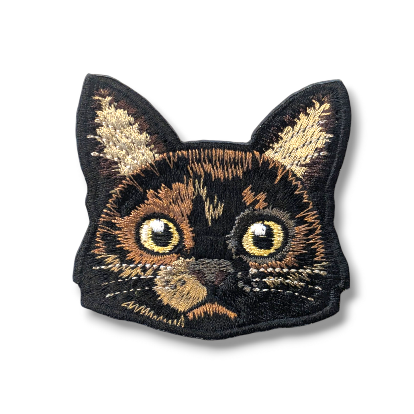 サビネコの刺繍ワッペン